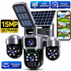 Home lamp camera 15mp ultrahd