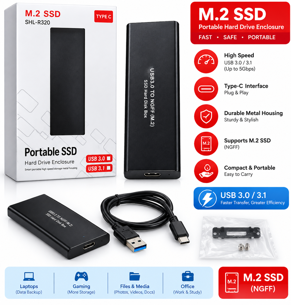 Portable Hard Drive Enclosure Portable Hard Drive Enclosure